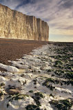 Coastal chalk formation and cliffs, Birling Gap, East Sussex